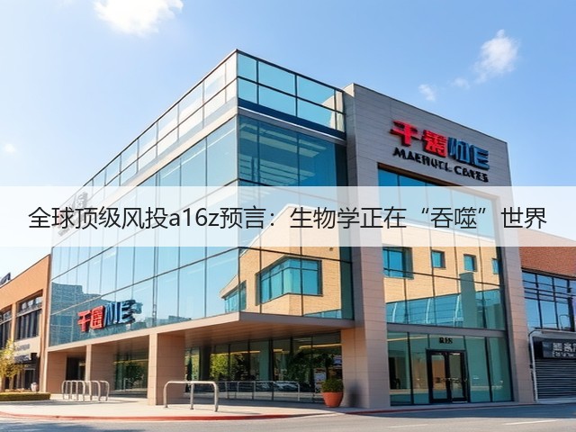 全球顶级风投a16z预言:生物学正在“吞噬”世界(图3) 全球顶级风投a16z预言:生物学正在“吞噬”世界(图3)