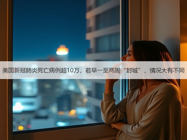 美国新冠肺炎死亡病例超10万,若早一至两周“封城”,情况大有不同(图1) 美国新冠肺炎死亡病例超10万,若早一至两周“封城”,情况大有不同(图1)