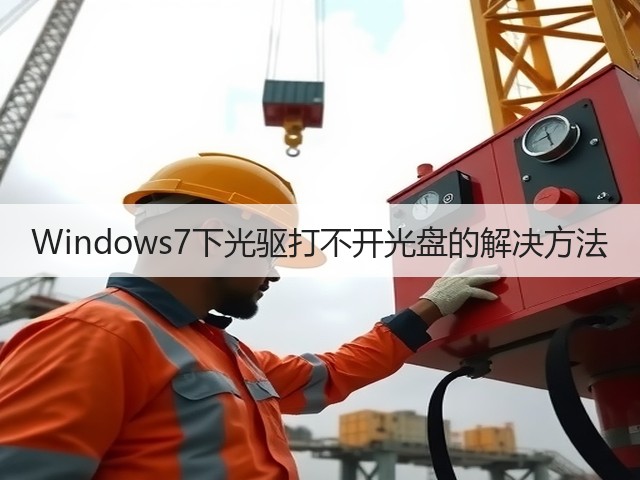 Windows7下光驱打不开光盘的解决方法(图1)