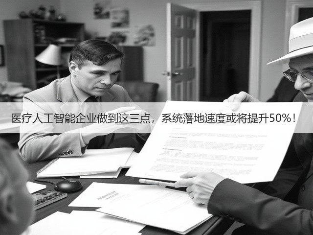 医疗人工智能企业做到这三点,系统落地速度或将提升50%!(图2) 医疗人工智能企业做到这三点,系统落地速度或将提升50%!(图2)