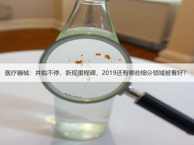 医疗器械:并购不停、新规里程碑,2019还有哪些细分领域被看好?(图2) 医疗器械:并购不停、新规里程碑,2019还有哪些细分领域被看好?(图2)