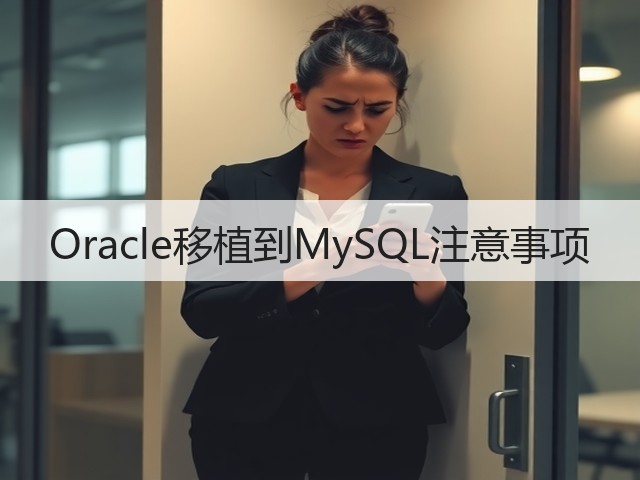 Oracle移植到MySQL注意事项(图3) Oracle移植到MySQL注意事项(图3)