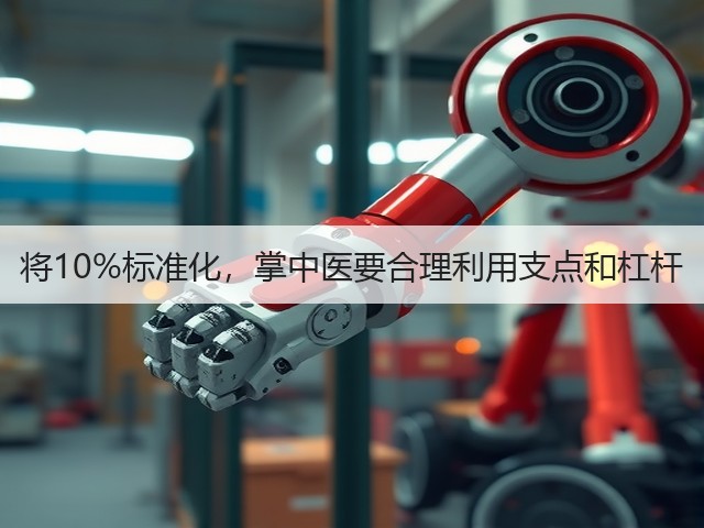 将10%标准化,掌中医要合理利用支点和杠杆(图1) 将10%标准化,掌中医要合理利用支点和杠杆(图1)