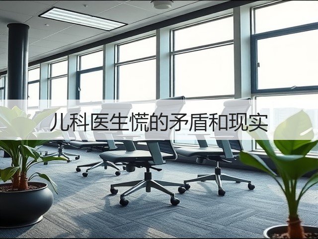 儿科医生慌的矛盾和现实(图2) 儿科医生慌的矛盾和现实(图2)