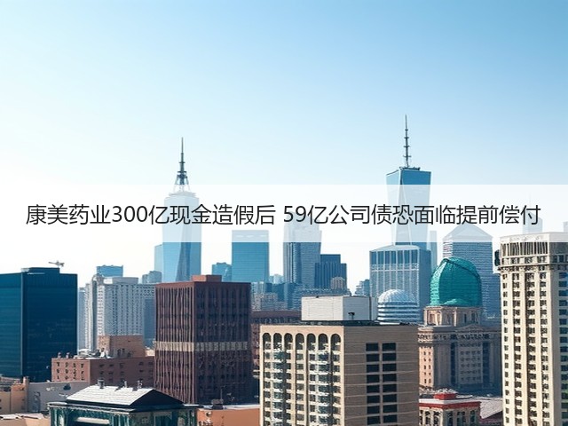 康美药业300亿现金造假后 59亿公司债恐面临提前偿付(图2) 康美药业300亿现金造假后 59亿公司债恐面临提前偿付(图2)