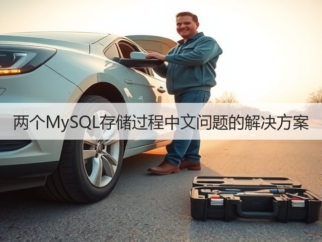 两个MySQL存储过程中文问题的解决方案(图1) 两个MySQL存储过程中文问题的解决方案(图1)