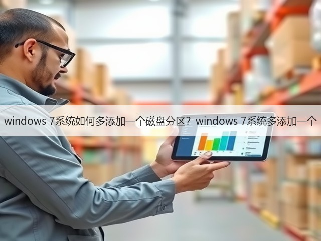 windows 7系统如何多添加一个磁盘分区?windows 7系统多添加一个(图1) windows 7系统如何多添加一个磁盘分区?windows 7系统多添加一个(图1)
