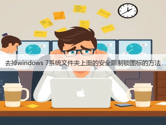 去掉windows 7系统文件夹上面的安全限制锁图标的方法(图3) 去掉windows 7系统文件夹上面的安全限制锁图标的方法(图3)