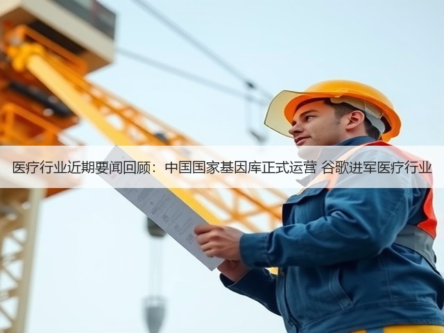 医疗行业近期要闻回顾：中国国家基因库正式运营 谷歌进军医疗行业(图3)