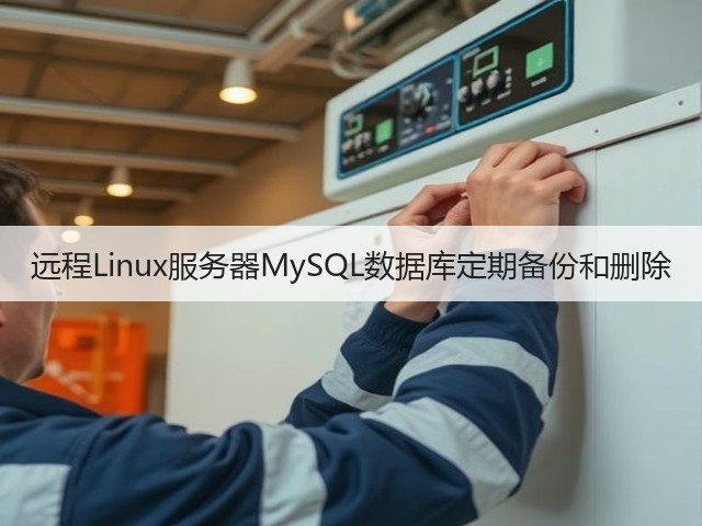 远程Linux服务器MySQL数据库定期备份和删除(图1) 远程Linux服务器MySQL数据库定期备份和删除(图1)