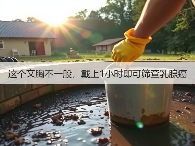 这个文胸不一般，戴上1小时即可筛查乳腺癌(图1)