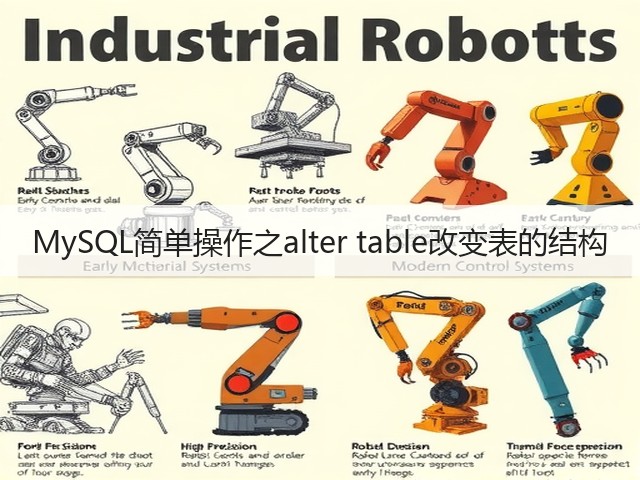 MySQL简单操作之alter table改变表的结构(图1) MySQL简单操作之alter table改变表的结构(图1)