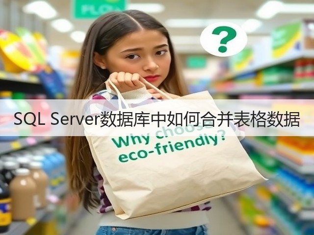 SQL Server数据库中如何合并表格数据(图2)