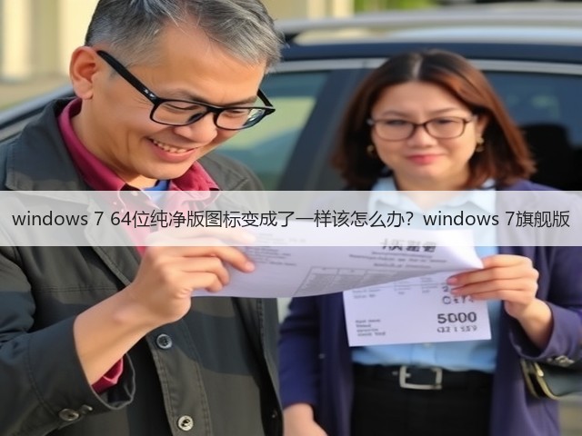 windows 7 64位纯净版图标变成了一样该怎么办？windows 7旗舰版(图3)