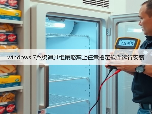 windows 7系统通过组策略禁止任意指定软件运行安装(图2) windows 7系统通过组策略禁止任意指定软件运行安装(图2)