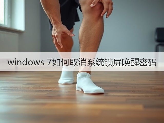 windows 7如何取消系统锁屏唤醒密码(图2) windows 7如何取消系统锁屏唤醒密码(图2)