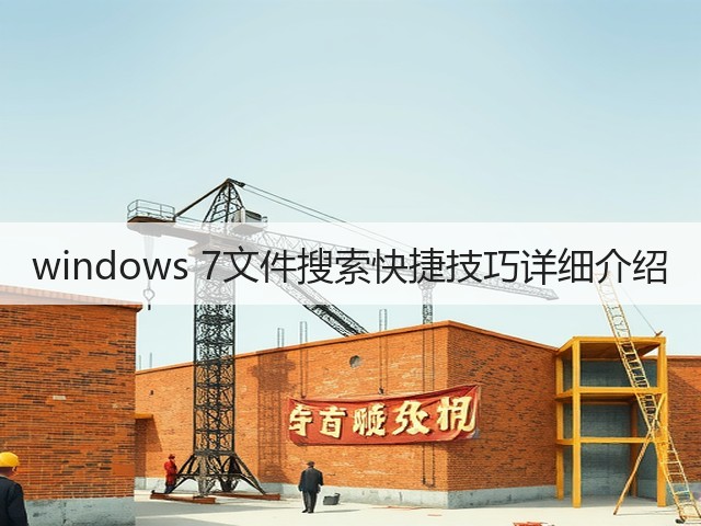 windows 7文件搜索快捷技巧详细介绍(图1) windows 7文件搜索快捷技巧详细介绍(图1)
