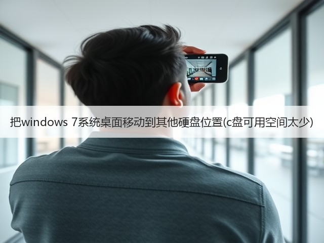把windows 7系统桌面移动到其他硬盘位置(c盘可用空间太少)(图2)