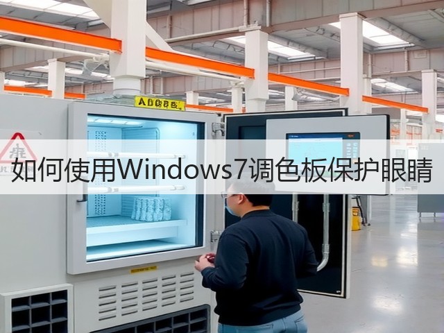 如何使用Windows7调色板保护眼睛(图1)