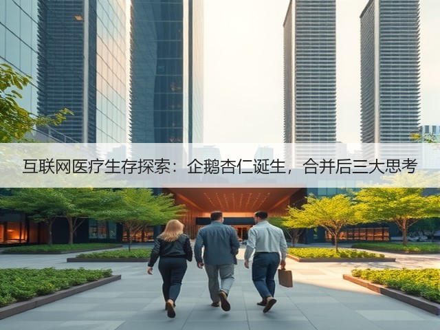 互联网医疗生存探索:企鹅杏仁诞生,合并后三大思考(图2) 互联网医疗生存探索:企鹅杏仁诞生,合并后三大思考(图2)