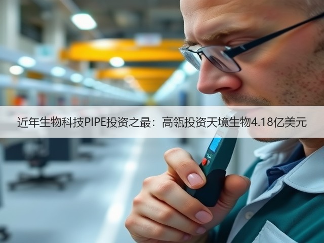 近年生物科技PIPE投资之最:高瓴投资天境生物4.18亿美元(图1) 近年生物科技PIPE投资之最:高瓴投资天境生物4.18亿美元(图1)