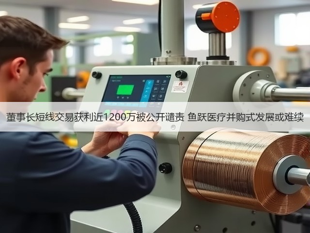 董事长短线交易获利近1200万被公开谴责 鱼跃医疗并购式发展或难续(图1) 董事长短线交易获利近1200万被公开谴责 鱼跃医疗并购式发展或难续(图1)