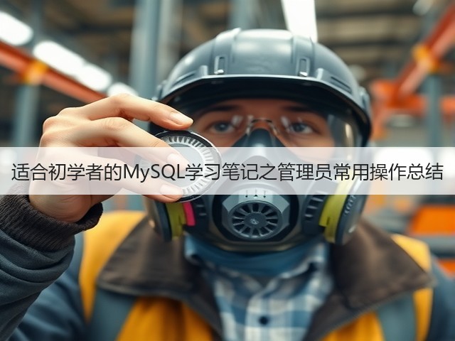 适合初学者的MySQL学习笔记之管理员常用操作总结(图2) 适合初学者的MySQL学习笔记之管理员常用操作总结(图2)