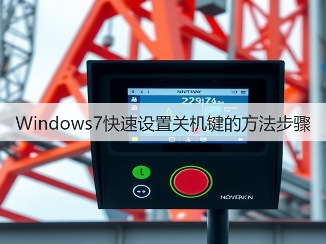 Windows7快速设置关机键的方法步骤(图2)