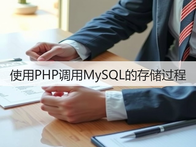使用PHP调用MySQL的存储过程(图1) 使用PHP调用MySQL的存储过程(图1)