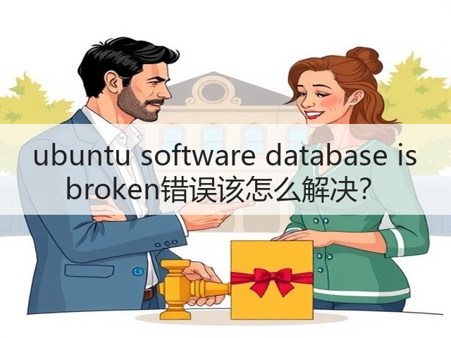 ubuntu software database is broken错误该怎么解决?(图1) ubuntu software database is broken错误该怎么解决?(图1)