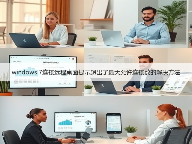 windows 7连接远程桌面提示超出了最大允许连接数的解决方法(图1) windows 7连接远程桌面提示超出了最大允许连接数的解决方法(图1)