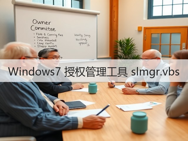 Windows7 授权管理工具 slmgr.vbs(图2) Windows7 授权管理工具 slmgr.vbs(图2)