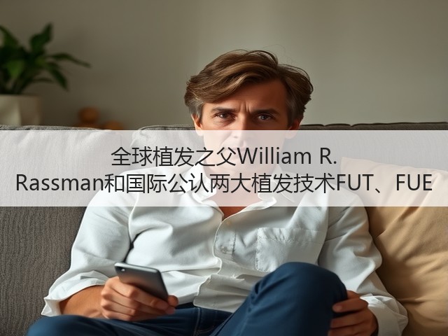 全球植发之父William R. Rassman和国际公认两大植发技术FUT、FUE(图1) 全球植发之父William R. Rassman和国际公认两大植发技术FUT、FUE(图1)