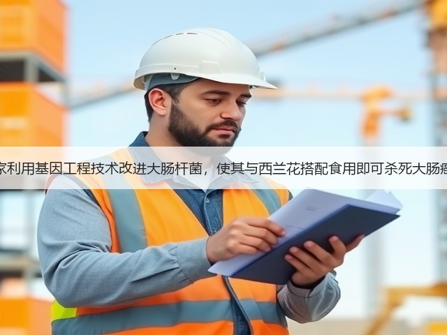 科学家利用基因工程技术改进大肠杆菌,使其与西兰花搭配食用即可杀死大肠癌细胞(图3) 科学家利用基因工程技术改进大肠杆菌,使其与西兰花搭配食用即可杀死大肠癌细胞(图3)