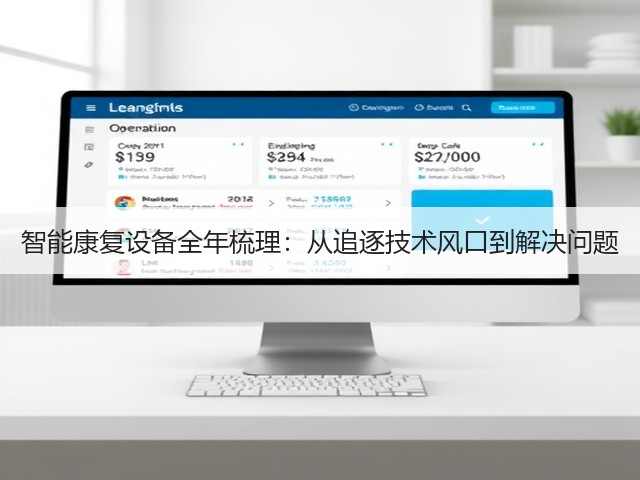 智能康复设备全年梳理:从追逐技术风口到解决问题(图2) 智能康复设备全年梳理:从追逐技术风口到解决问题(图2)