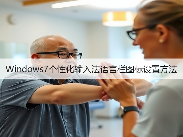 Windows7个性化输入法语言栏图标设置方法(图3) Windows7个性化输入法语言栏图标设置方法(图3)