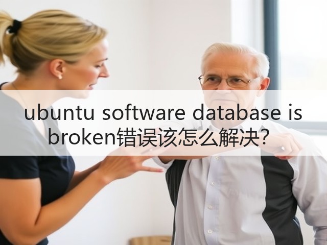 ubuntu software database is broken错误该怎么解决?(图1) ubuntu software database is broken错误该怎么解决?(图1)