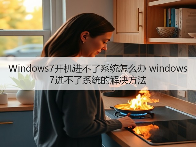 Windows7开机进不了系统怎么办 windows 7进不了系统的解决方法(图1)
