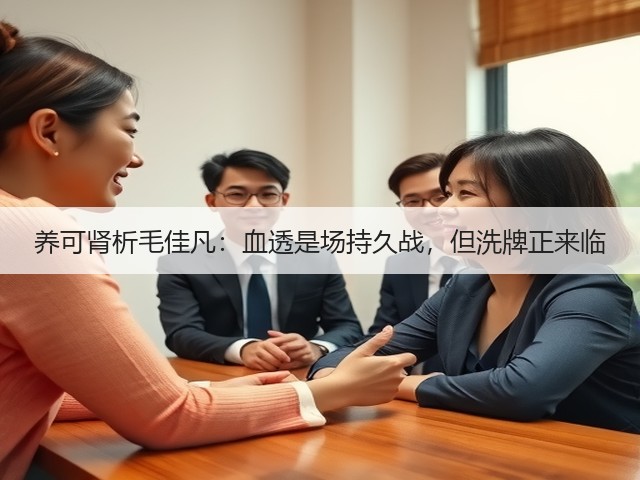 养可肾析毛佳凡:血透是场持久战,但洗牌正来临(图2) 养可肾析毛佳凡:血透是场持久战,但洗牌正来临(图2)