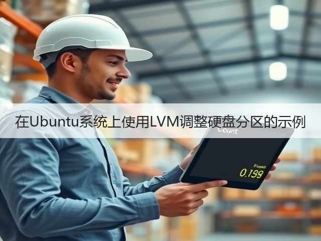 在Ubuntu系统上使用LVM调整硬盘分区的示例(图2) 在Ubuntu系统上使用LVM调整硬盘分区的示例(图2)