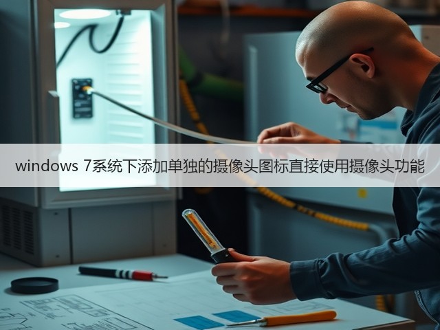 windows 7系统下添加单独的摄像头图标直接使用摄像头功能(图3)
