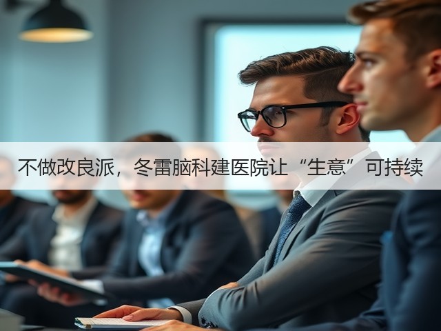 不做改良派,冬雷脑科建医院让“生意”可持续(图1) 不做改良派,冬雷脑科建医院让“生意”可持续(图1)