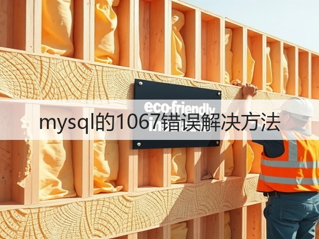 mysql的1067错误解决方法(图1) mysql的1067错误解决方法(图1)