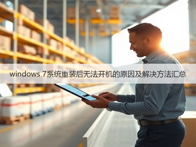 windows 7系统重装后无法开机的原因及解决方法汇总(图2) windows 7系统重装后无法开机的原因及解决方法汇总(图2)