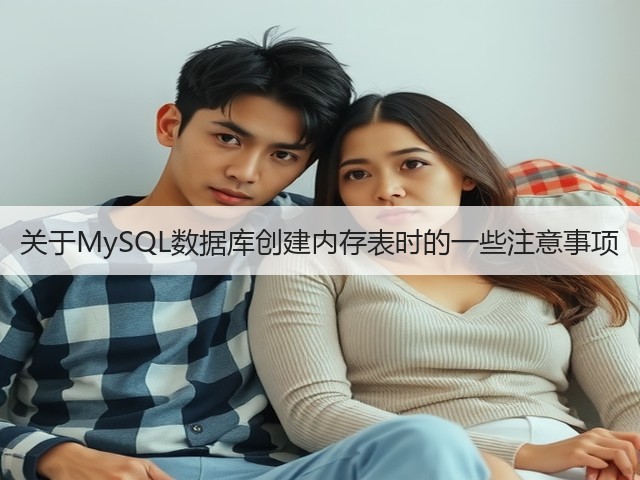 关于MySQL数据库创建内存表时的一些注意事项(图3) 关于MySQL数据库创建内存表时的一些注意事项(图3)