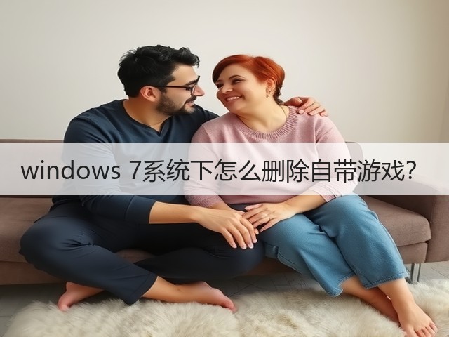 windows 7系统下怎么删除自带游戏?(图3) windows 7系统下怎么删除自带游戏?(图3)
