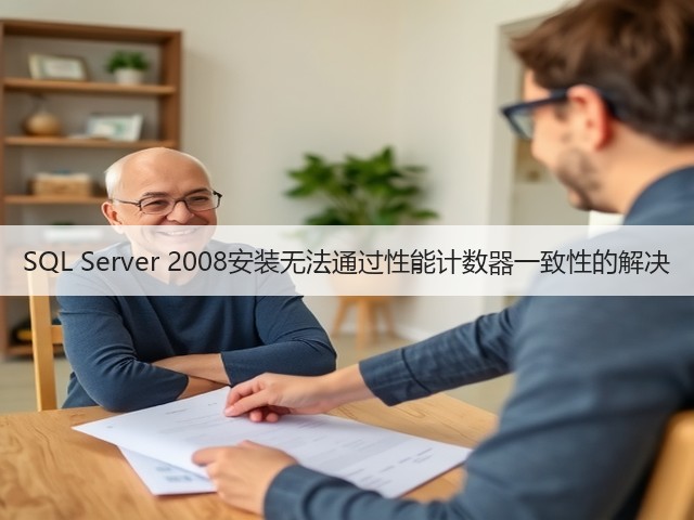 SQL Server 2008安装无法通过性能计数器一致性的解决(图1) SQL Server 2008安装无法通过性能计数器一致性的解决(图1)