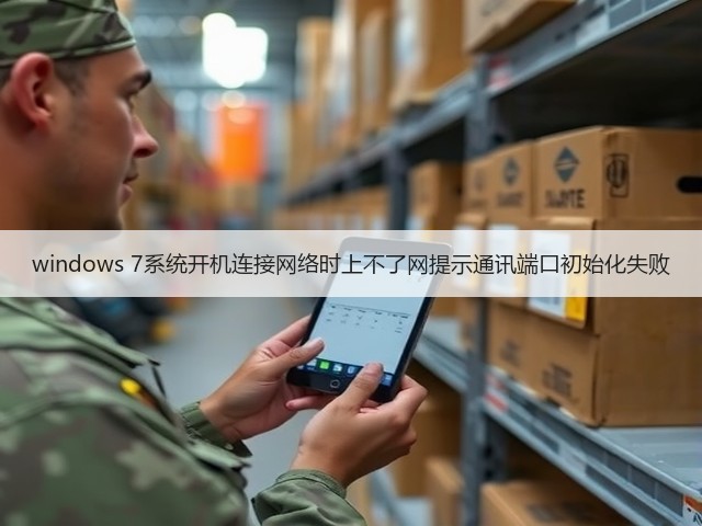 windows 7系统开机连接网络时上不了网提示通讯端口初始化失败(图2) windows 7系统开机连接网络时上不了网提示通讯端口初始化失败(图2)