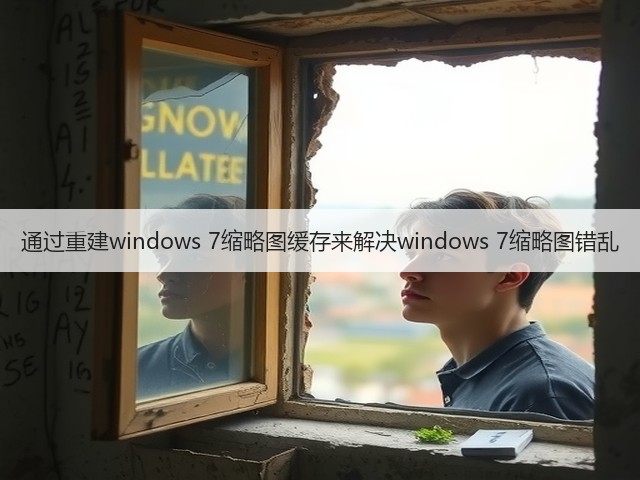 通过重建windows 7缩略图缓存来解决windows 7缩略图错乱(图1)