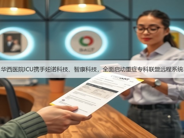 华西医院ICU携手妞诺科技、智康科技,全面启动重症专科联盟远程系统(图1) 华西医院ICU携手妞诺科技、智康科技,全面启动重症专科联盟远程系统(图1)